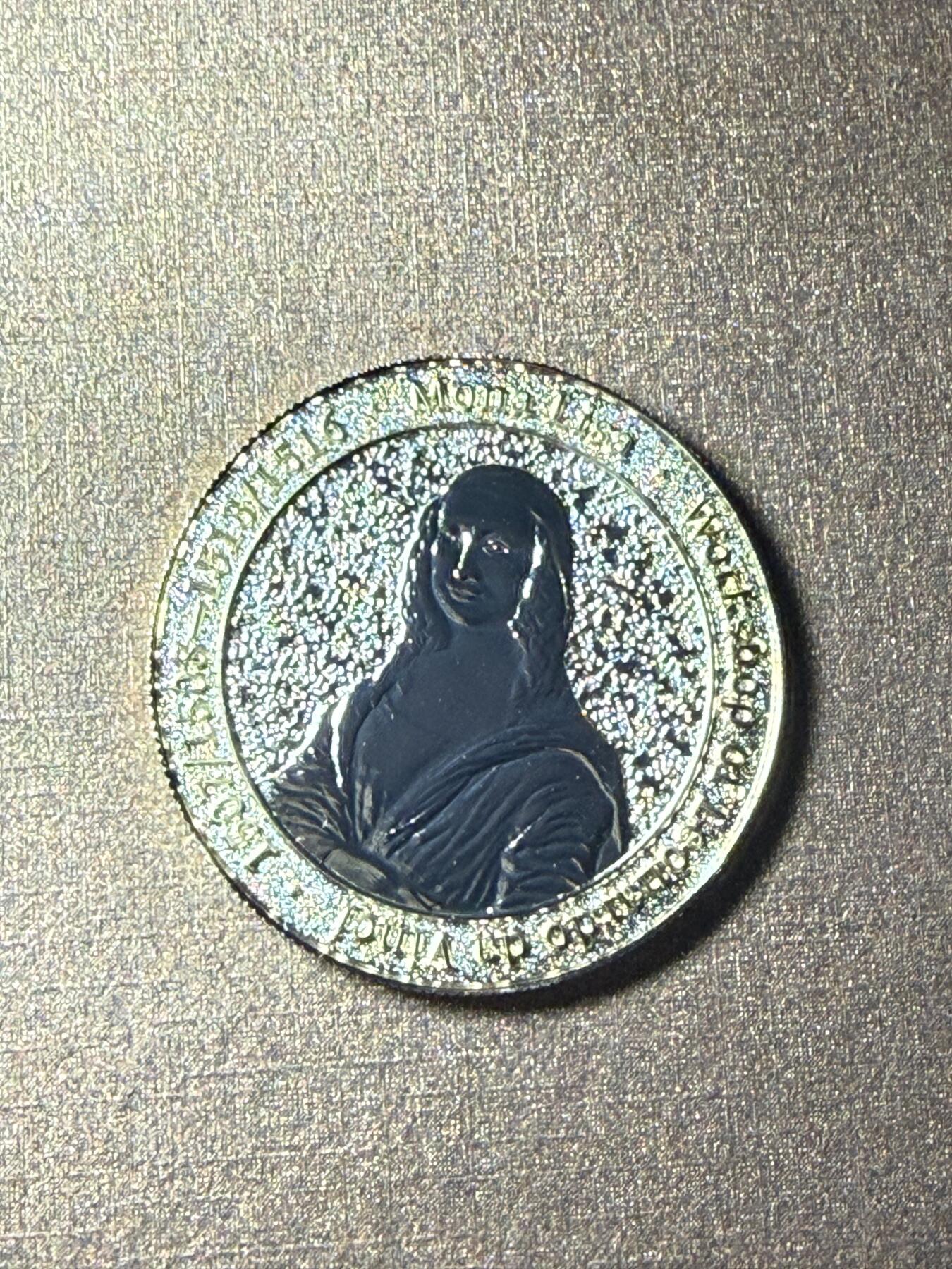 CSIS-GREAT评级精品钱币拍卖第三百三十三期 浦东美术馆&西班牙普拉多国家博物馆“光辉时代：普拉多博物馆中的西班牙往事”展览蒙娜丽莎纪念章