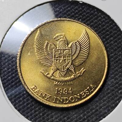 KK钱币收藏小铺  第386期  2月预留时间 周末发货 -  印度尼西亚50卢比 好品铜币