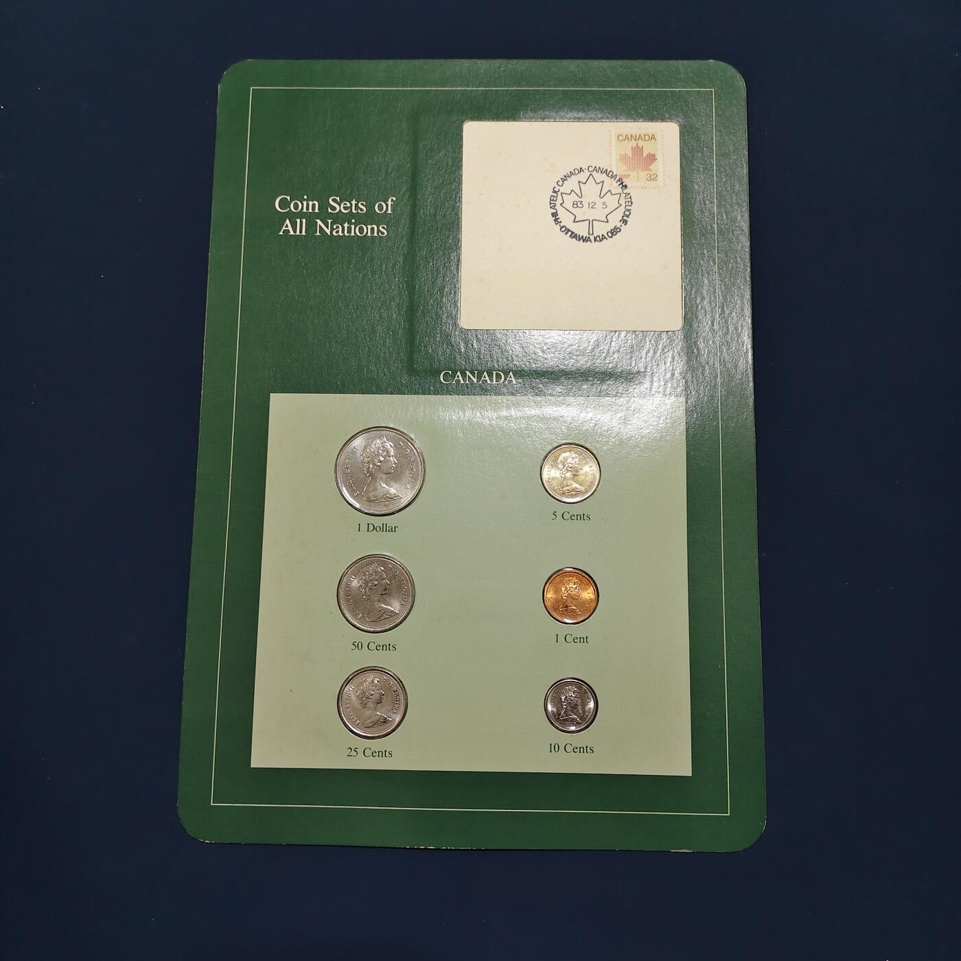 【全场包邮】纯粹捡漏拍492场【封装套币专场】-注意佣金 【富兰克林·世界各国硬币系列邮币卡】加拿大联邦