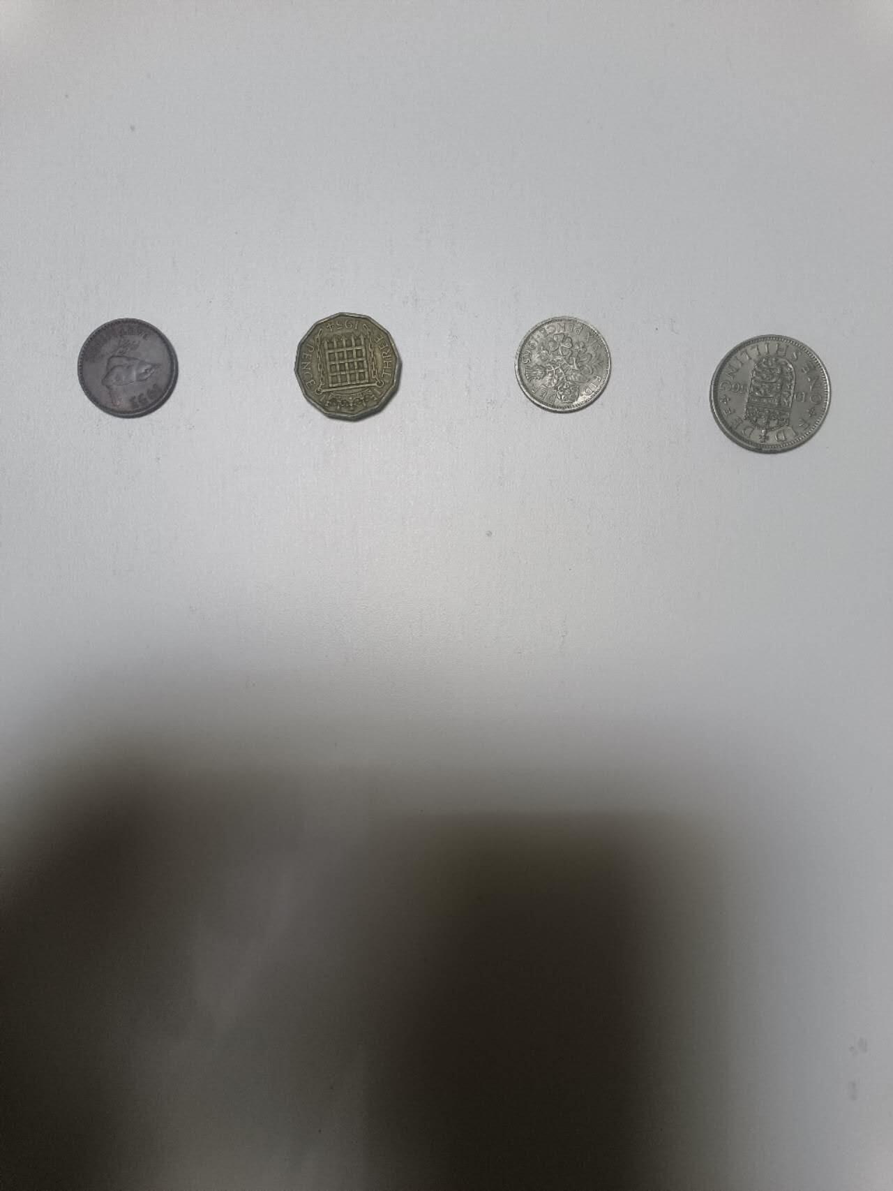 【20260108】非全新纸币和硬币第322场 英国早期4枚硬币，少见