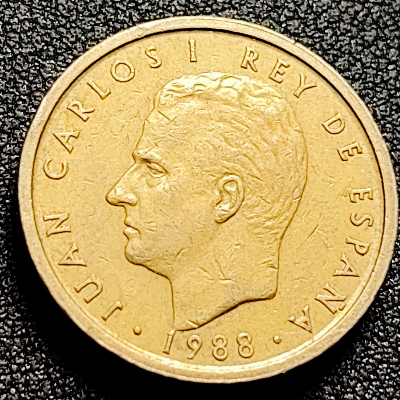 泉币菌-第164场-新年第七场 精品福利场 西班牙 双柱 10比塞塔 黄铜硬币 纪念币铜钱 纪念币铜钱