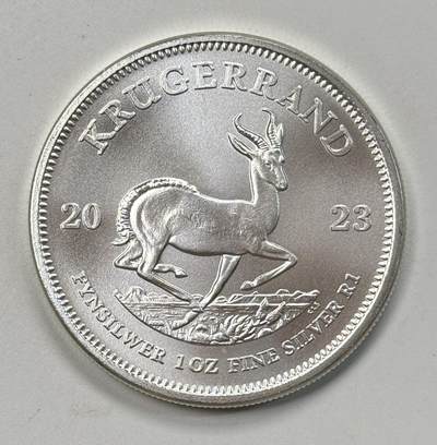 S&S Numismatic世界钱币-拍卖 第118期  - 南非2023年 克鲁格-羚羊 1兰特1盎司投资银币 