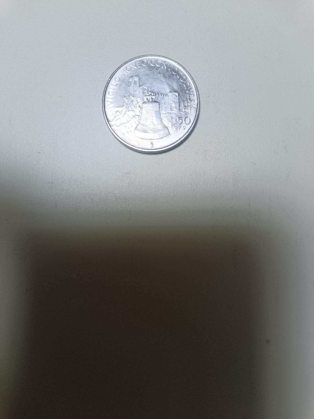 【20260108】非全新纸币和硬币第322场 圣马力诺1979年50里拉