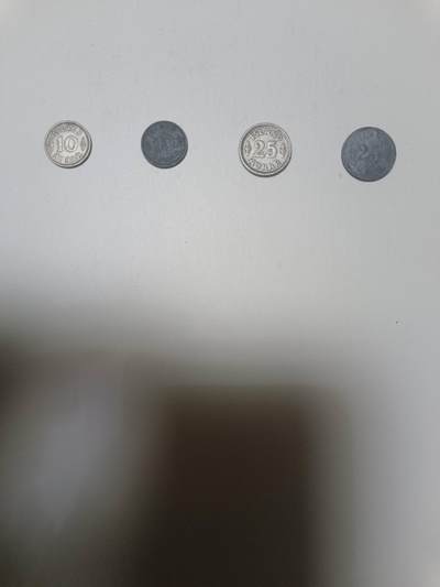 【20260108】非全新纸币和硬币第322场 - 冰岛早期4枚硬币