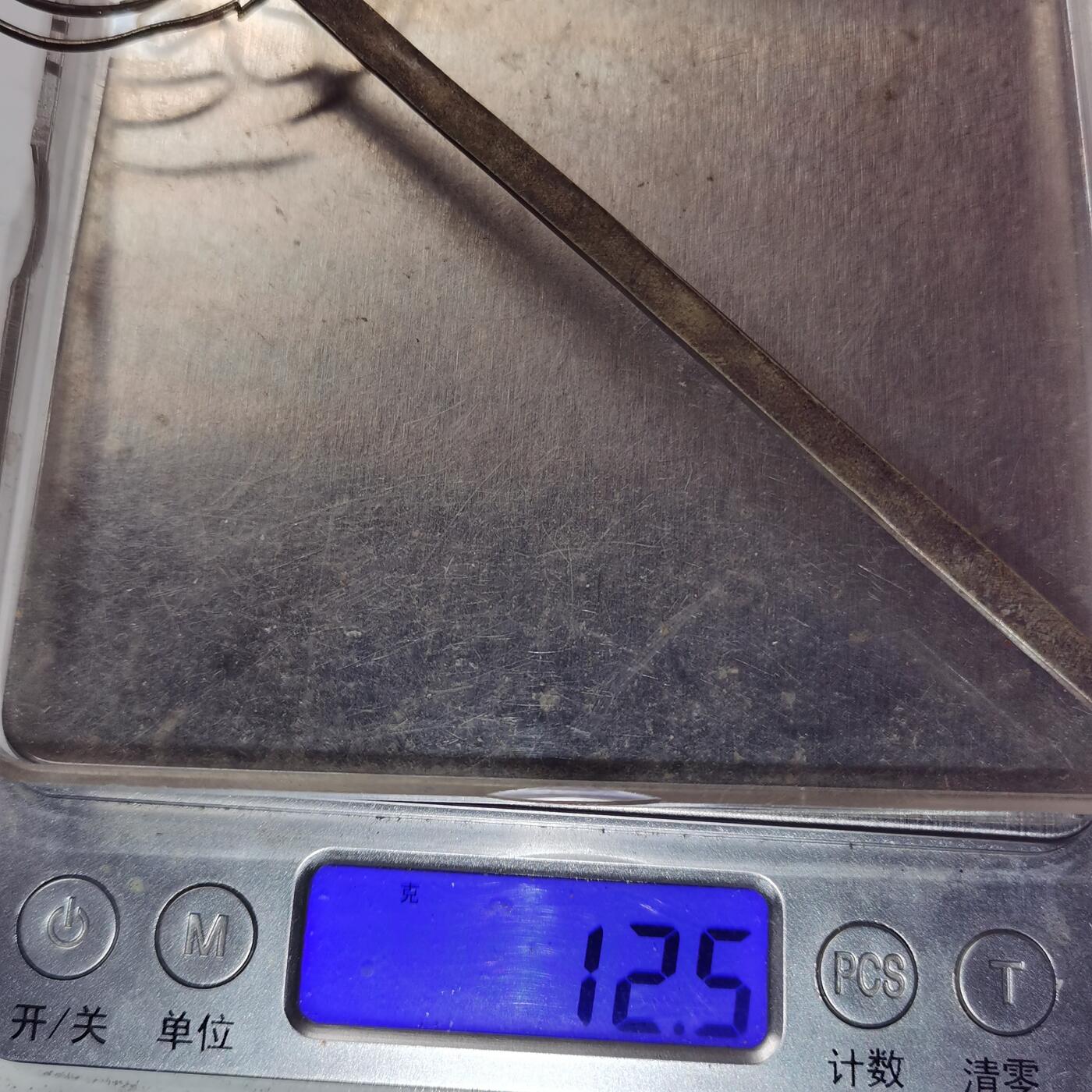 杂件专场93期 清末民国老银发簪，一边有一点断