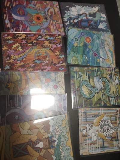 卡牌限时028期专场（24号晚21点30截拍） - 小花瓣-中奖卡一套全九张