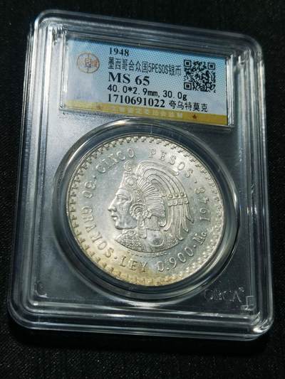 天下钱庄专场欢迎参拍 - 墨西哥印第安人酋长银币