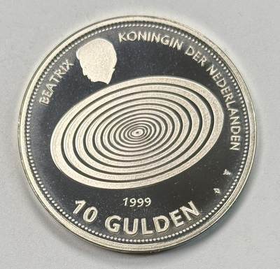 S&S Numismatic世界钱币-拍卖 第118期  - 荷兰2000年 千禧年 10荷兰盾精制纪念银币  15克800银，品相如图