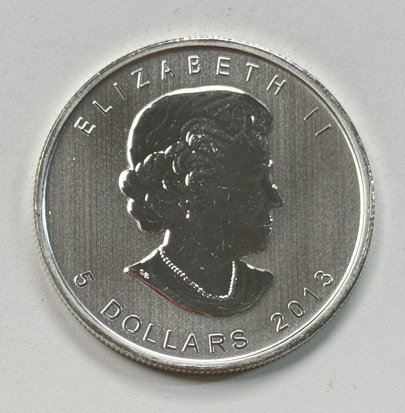 S&S Numismatic世界钱币-拍卖 第118期  加拿大2013年 野生动物系列-森林野牛 5加元1盎司9999投资银币