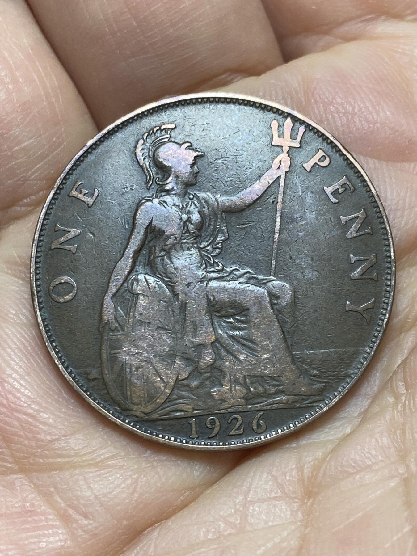 2026年第四场(总第一百七十三场）外国好品散币场(免佣金) 英国🇬🇧1926年1便士(乔治五世第一版，关门年)