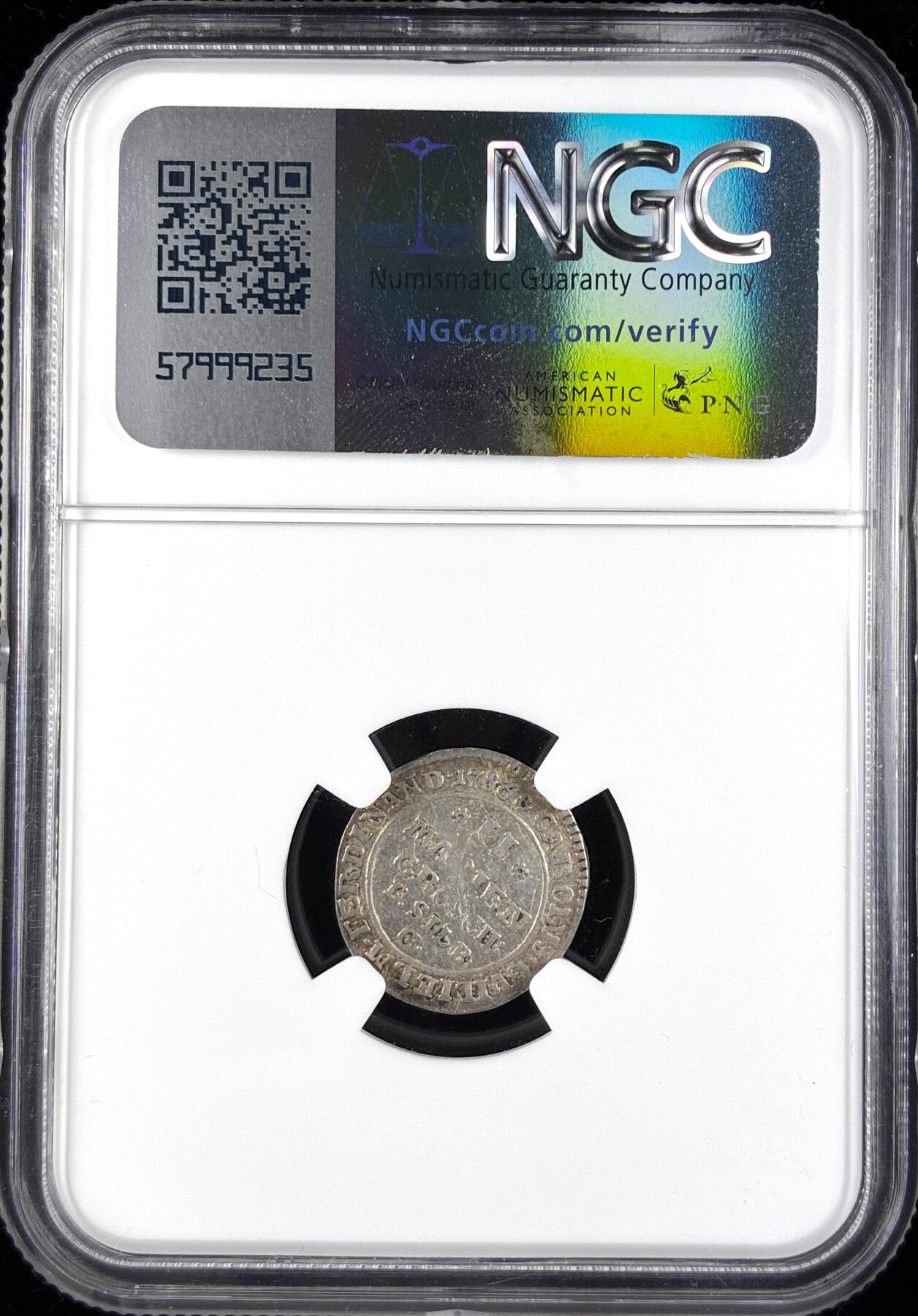 【雨安】【直播拍卖】【第0123期-评级币章】2026-01-10 周六 19:30 [评级德国] Germany 德国 德意志 不伦瑞克-沃尔芬比特尔 2MG 1786年  NGC-AU50