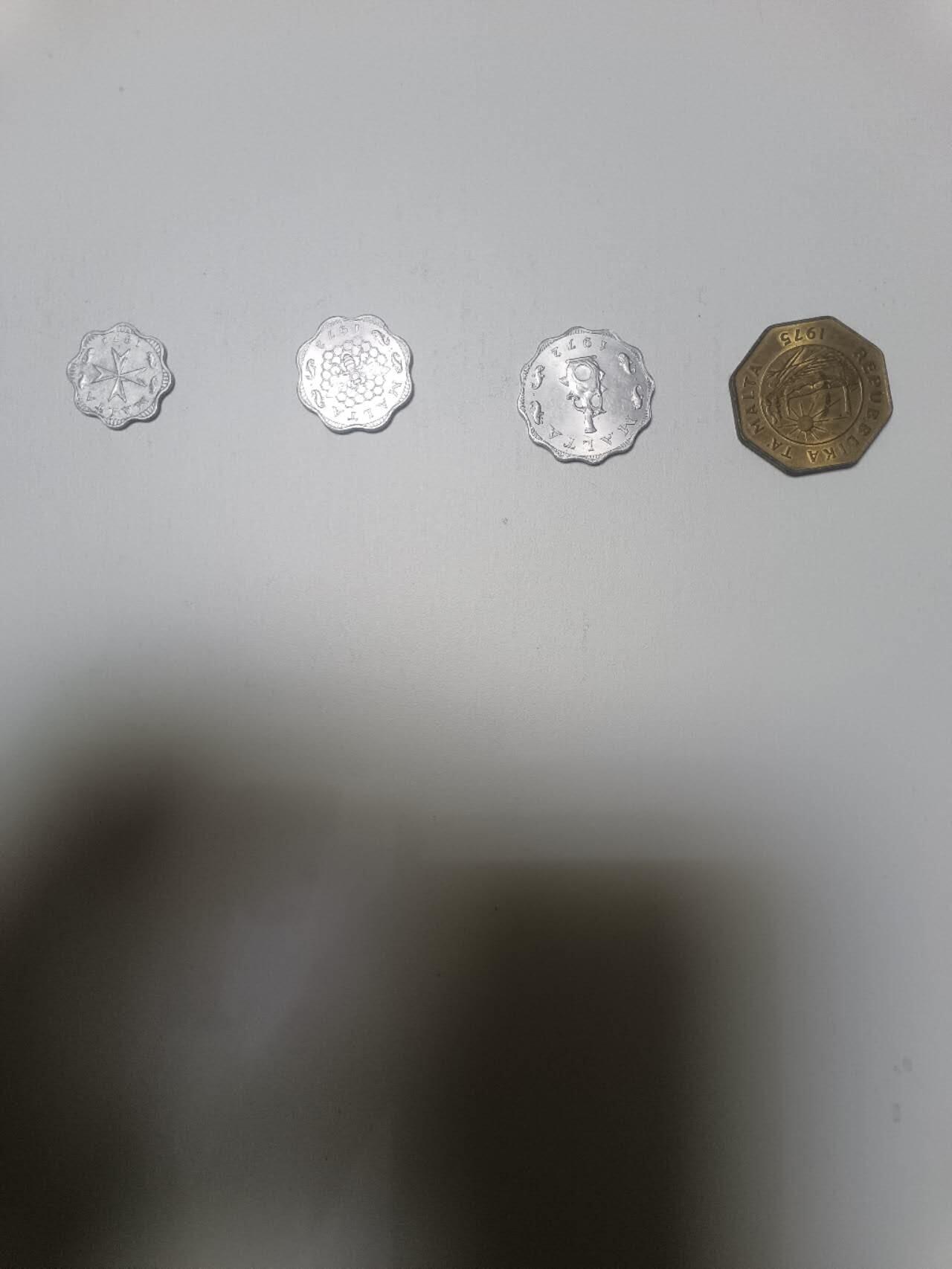 【20260108】非全新纸币和硬币第322场 马耳他早期4枚硬币