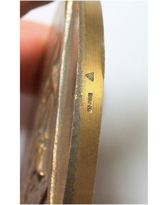 【旋风钱币】1月10日19:00准时开拍 精美欧洲币章、银币银章、第三帝国钱币等 全场包邮！ 【艺术】【原盒】法国艺术大章 拿破仑骑马雕像圣西尔军校高浮雕精制超大铜章 带原盒 80MM 219克