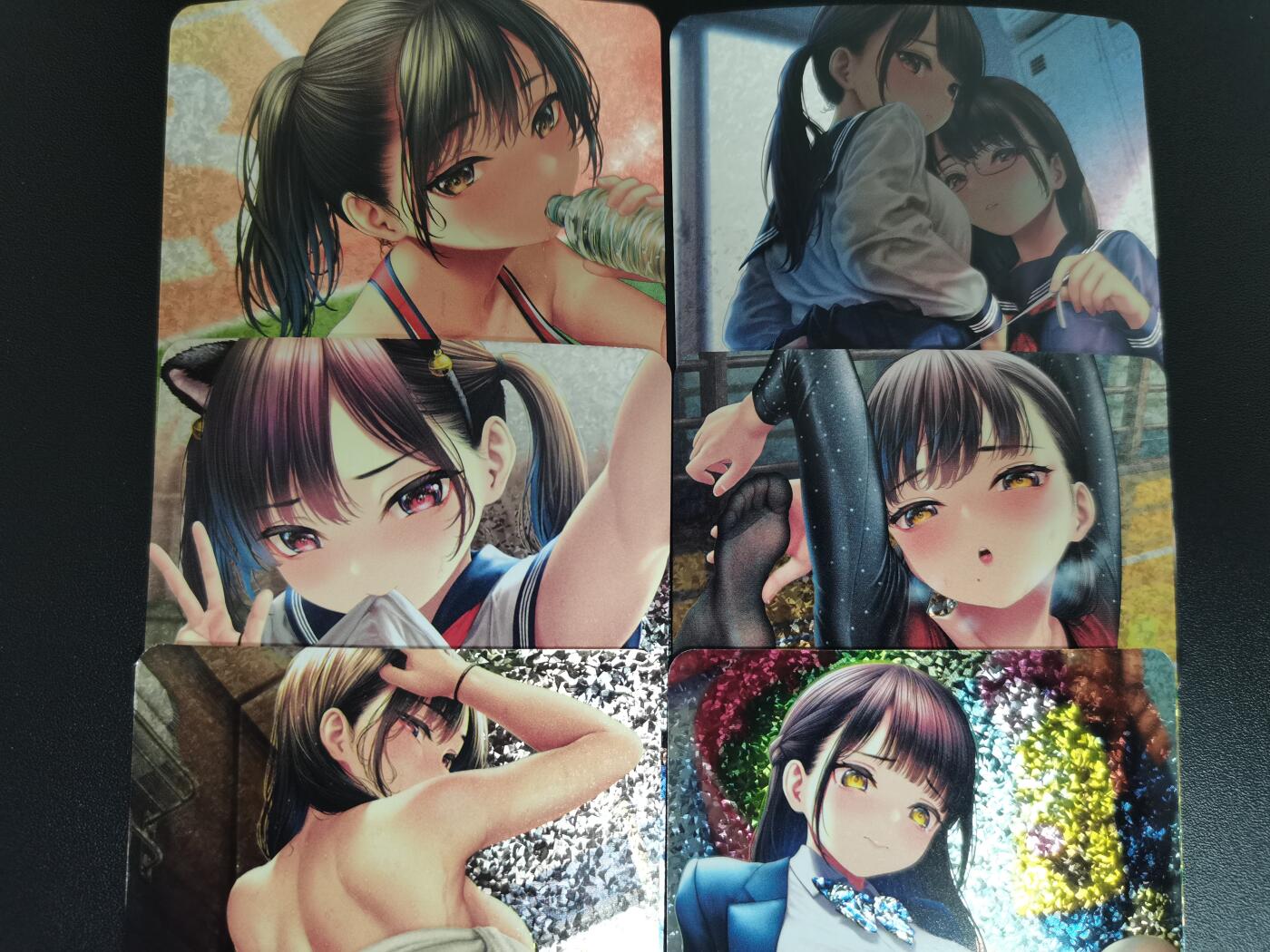 NO.20.5 好又多妹卡大赏，祝你新年旺桃花~只能从此链接进的专场！新店点关注不迷路~每周一站式配齐，方便凑单！（周5晚9点截拍，卖家送拍免费！） 卡卡有趣 性感小姐姐 闪卡6张