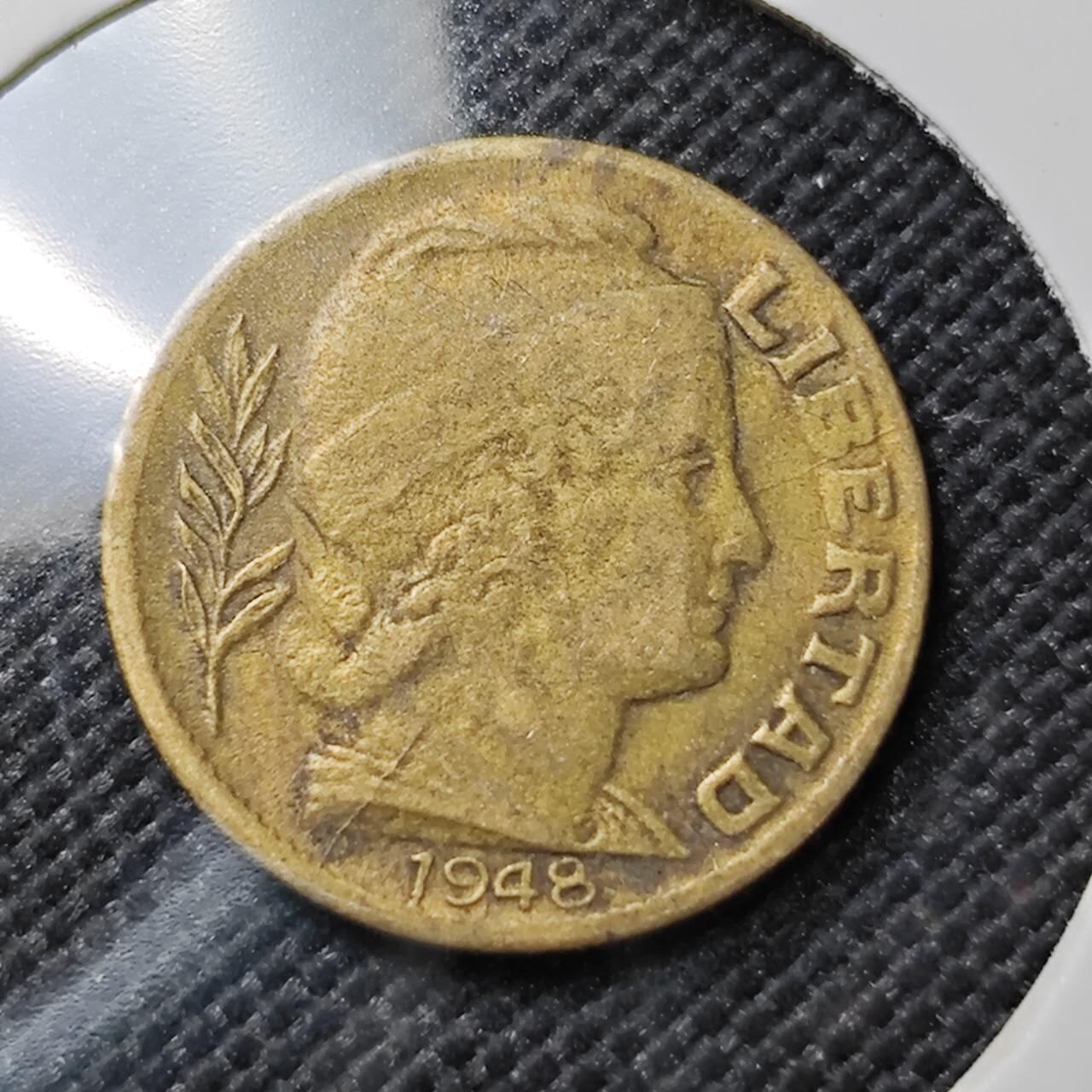 KK钱币收藏小铺  第387期  2月预留时间 周末发货  阿根廷5分铜币