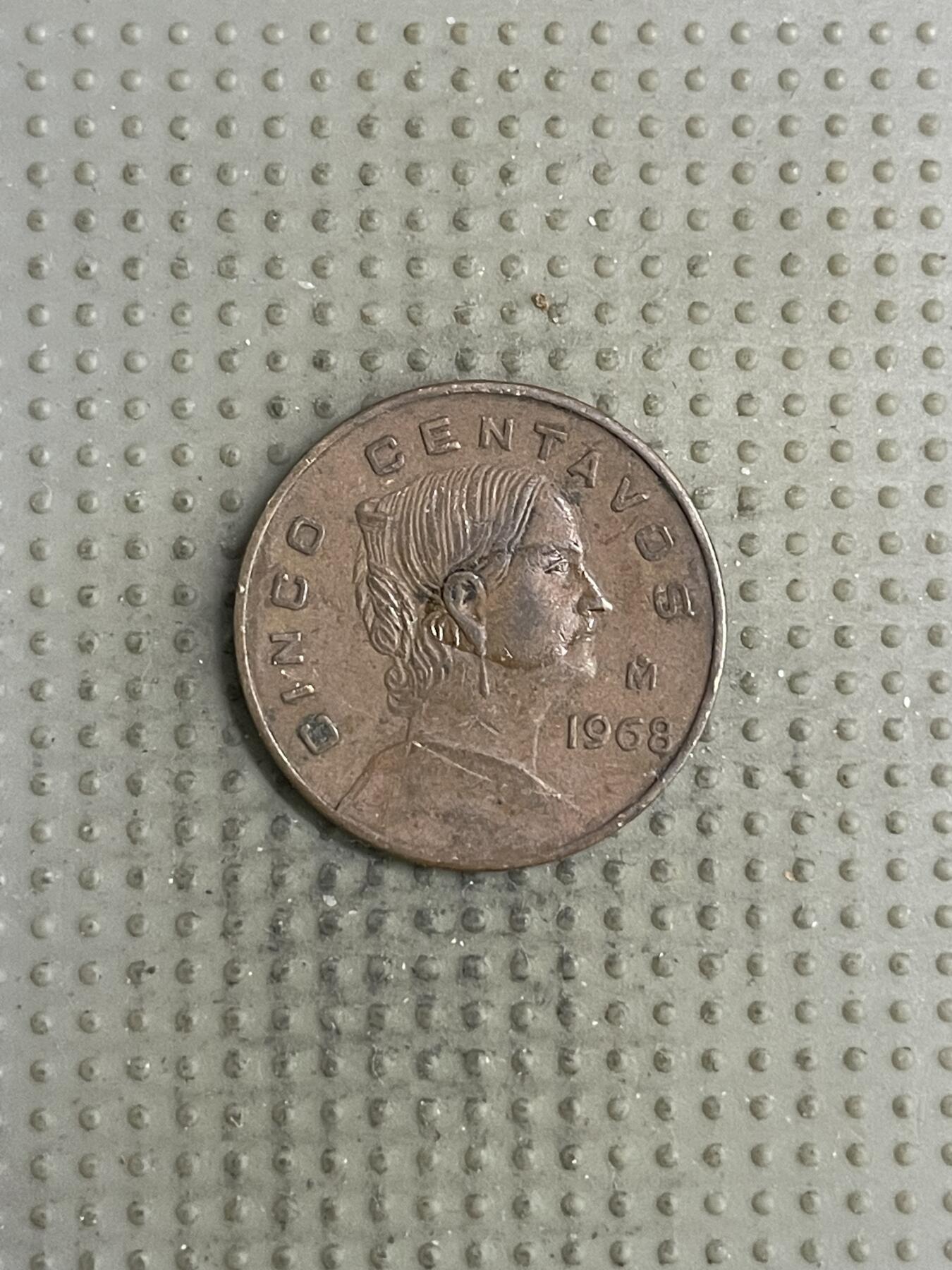 2026年第3场各国散币拍卖（总第153场） 墨西哥1968年5分