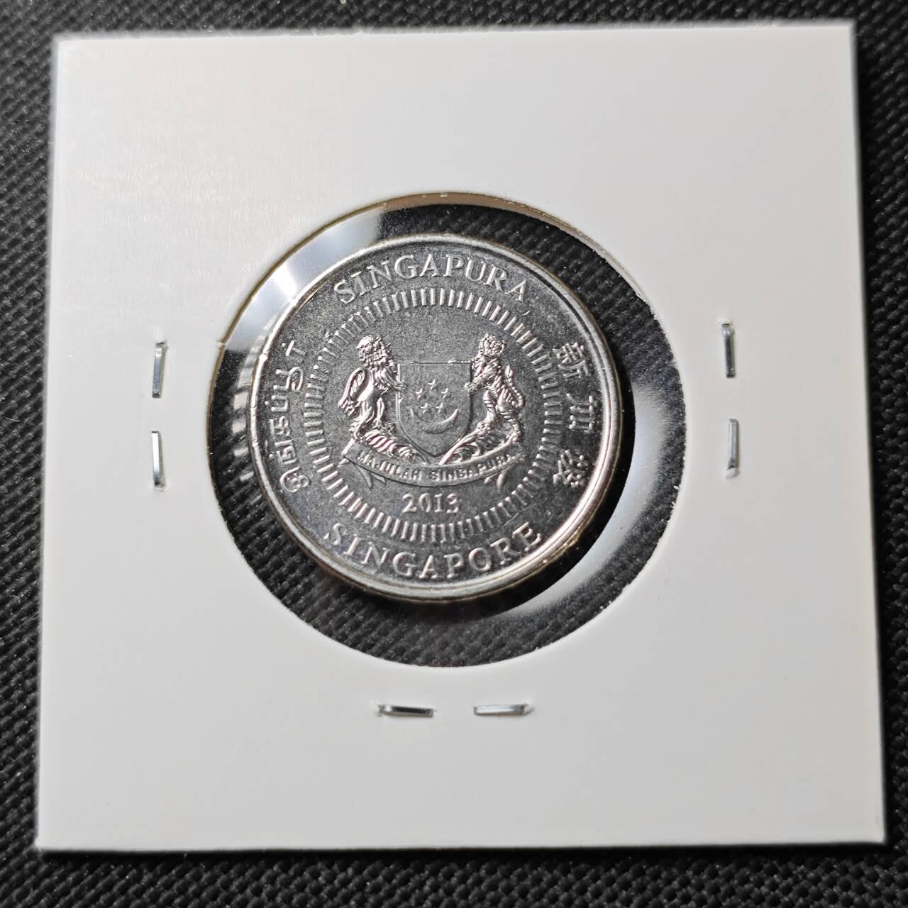 KK钱币收藏小铺  第387期  2月预留时间 周末发货  新加坡50分