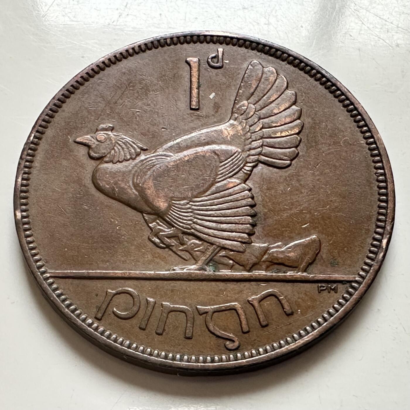 🌹外币初藏🌹🐯2026年第4场  每周二四六晚8️⃣点 接代拍 爱尔兰1937年一便士 a