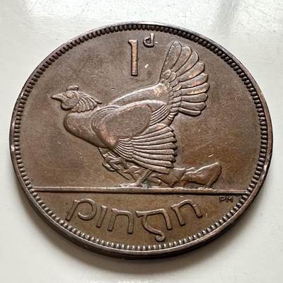 🌹外币初藏🌹🐯2026年第4场  每周二四六晚8️⃣点 接代拍 - 爱尔兰1937年一便士 a