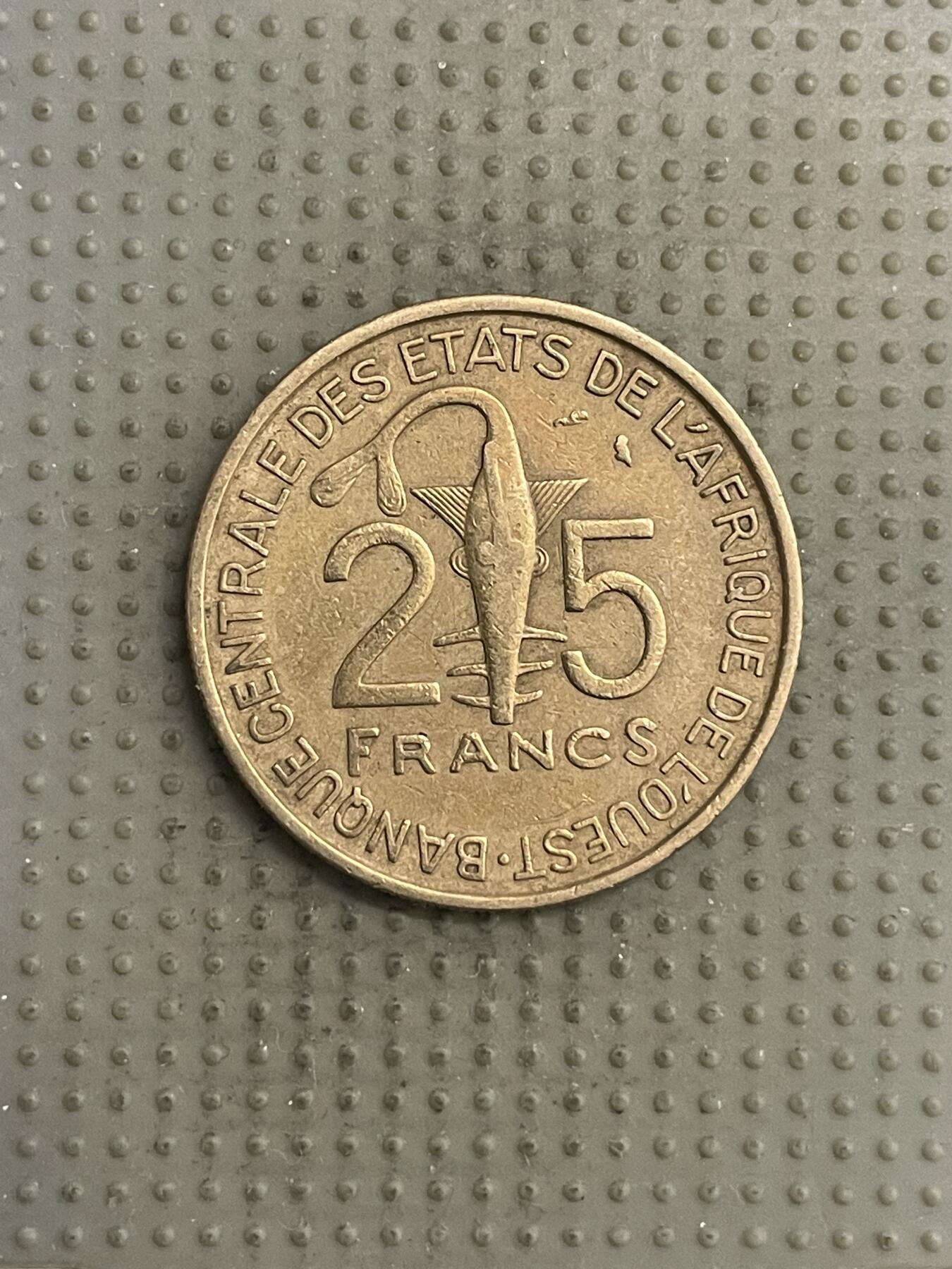 2026年第3场各国散币拍卖（总第153场） 西非共同体1971年25法郎