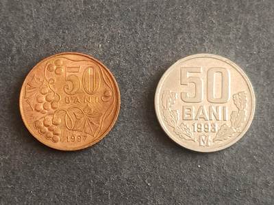 【游宝包邮场】蛇年第105期 纸钞硬币卡牌综合场[一] - 摩尔多瓦🇲🇩 50巴尼 1993年老版少见