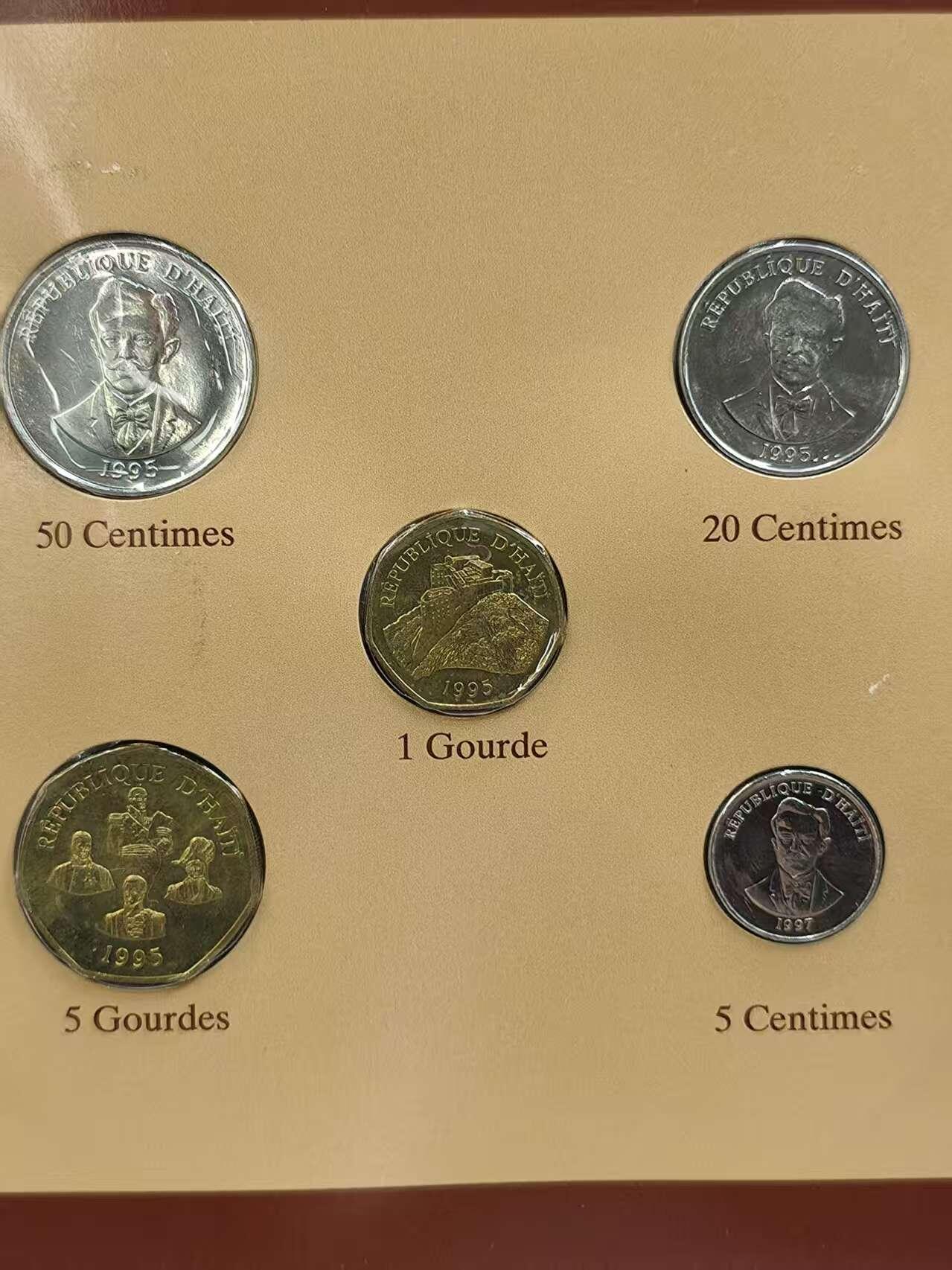 G&W世界散币，银币处理专场（第42场） 富兰克林-海地5枚套