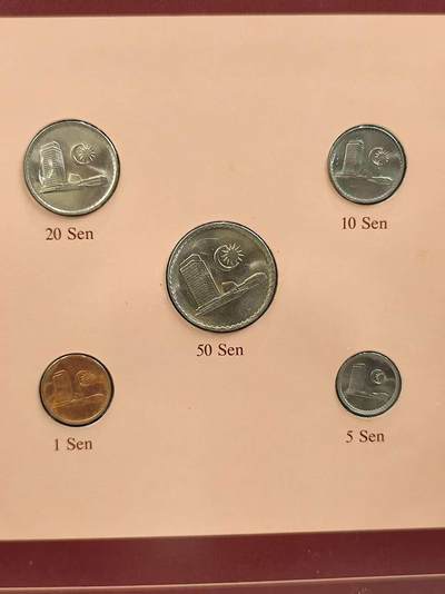 G&W世界散币，银币处理专场（第42场） - 富兰克林-马来西亚5枚套