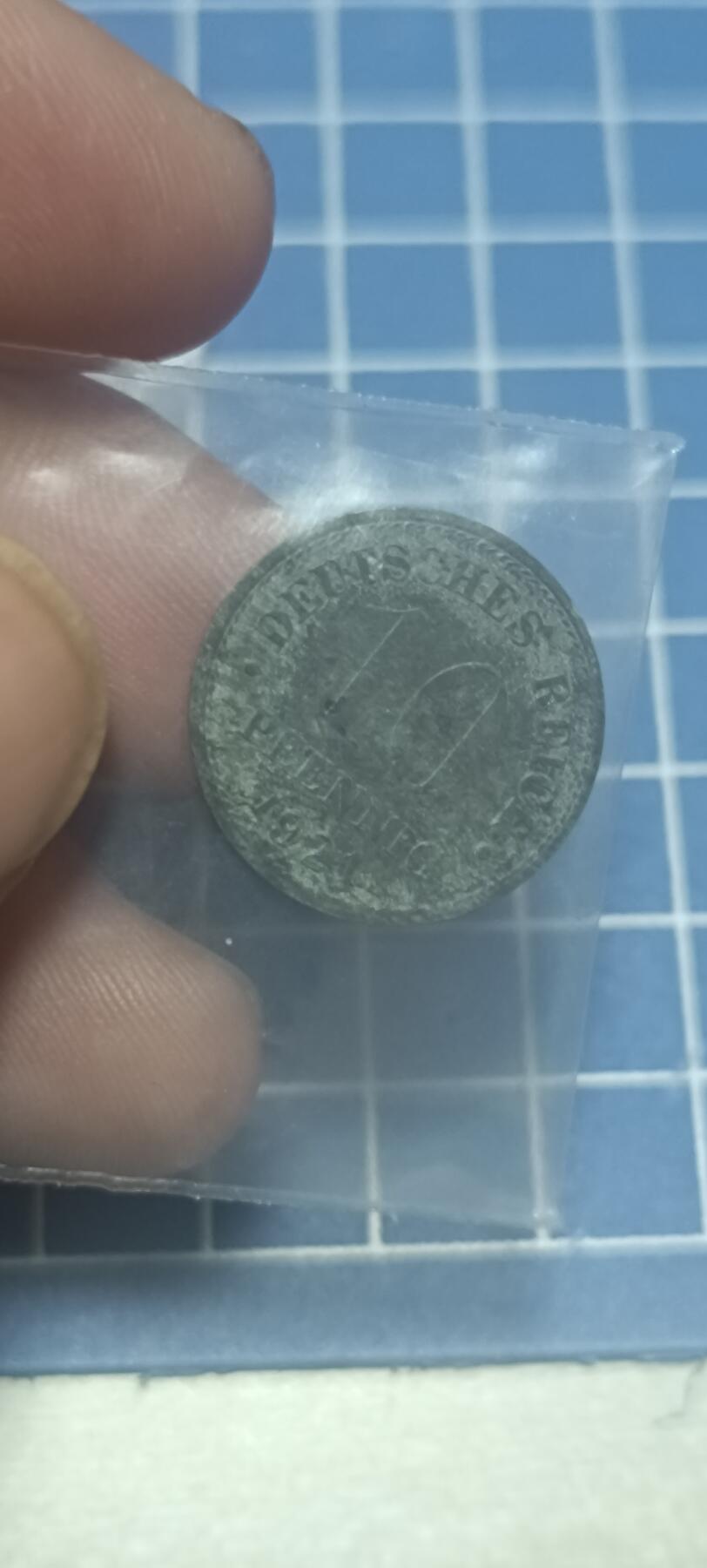 万国钱币阁第二场 德国1921年硬币，美品黑色包浆，手机不行拍不出来