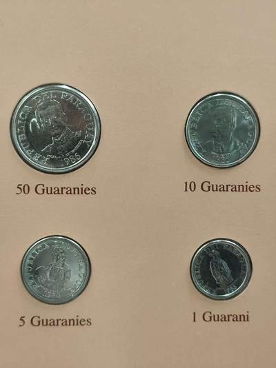 G&W世界散币，银币处理专场（第42场） - 富兰克林-巴拉圭4枚套