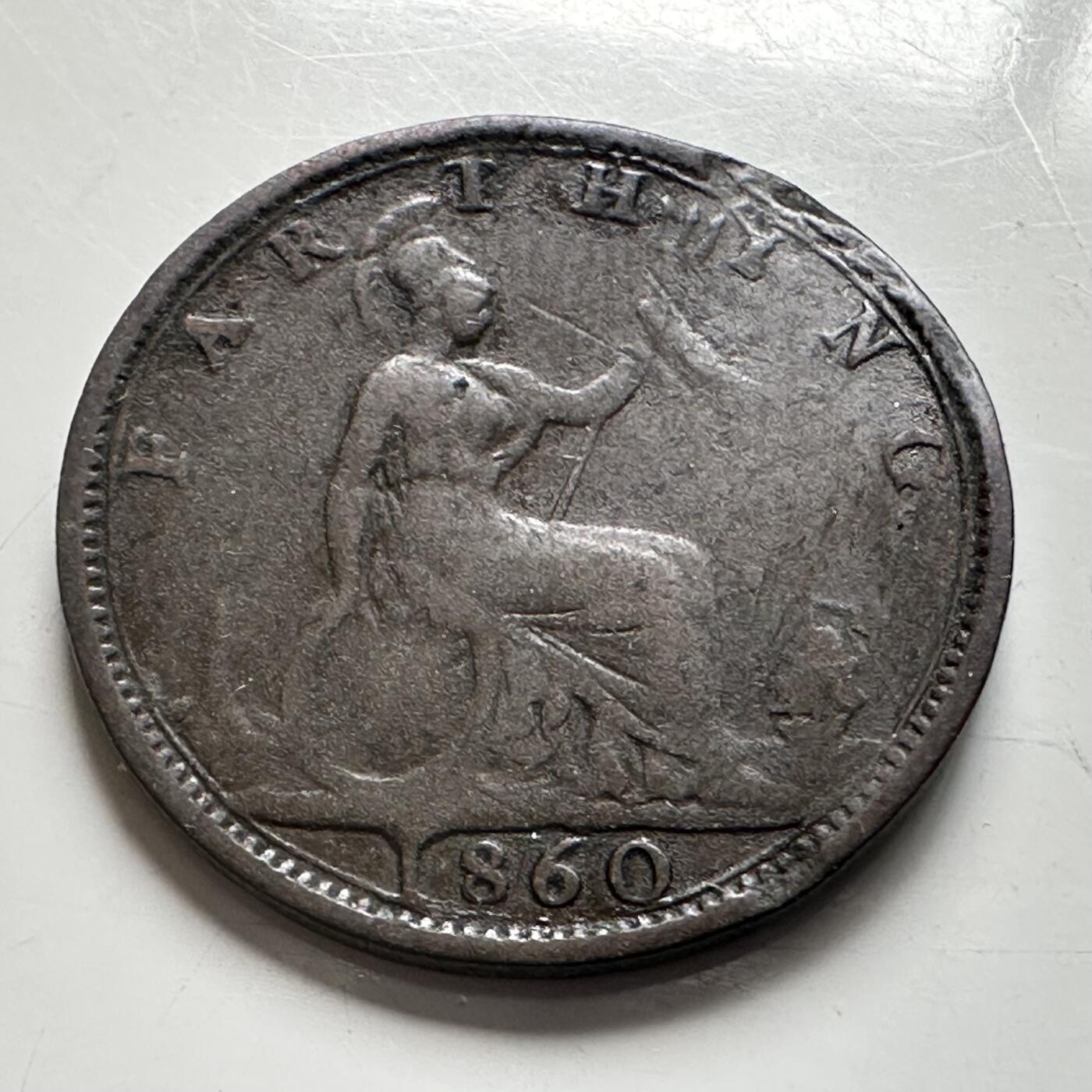 🌹外币初藏🌹🐯2026年第4场  每周二四六晚8️⃣点 接代拍 英国1860年一法新 币不平