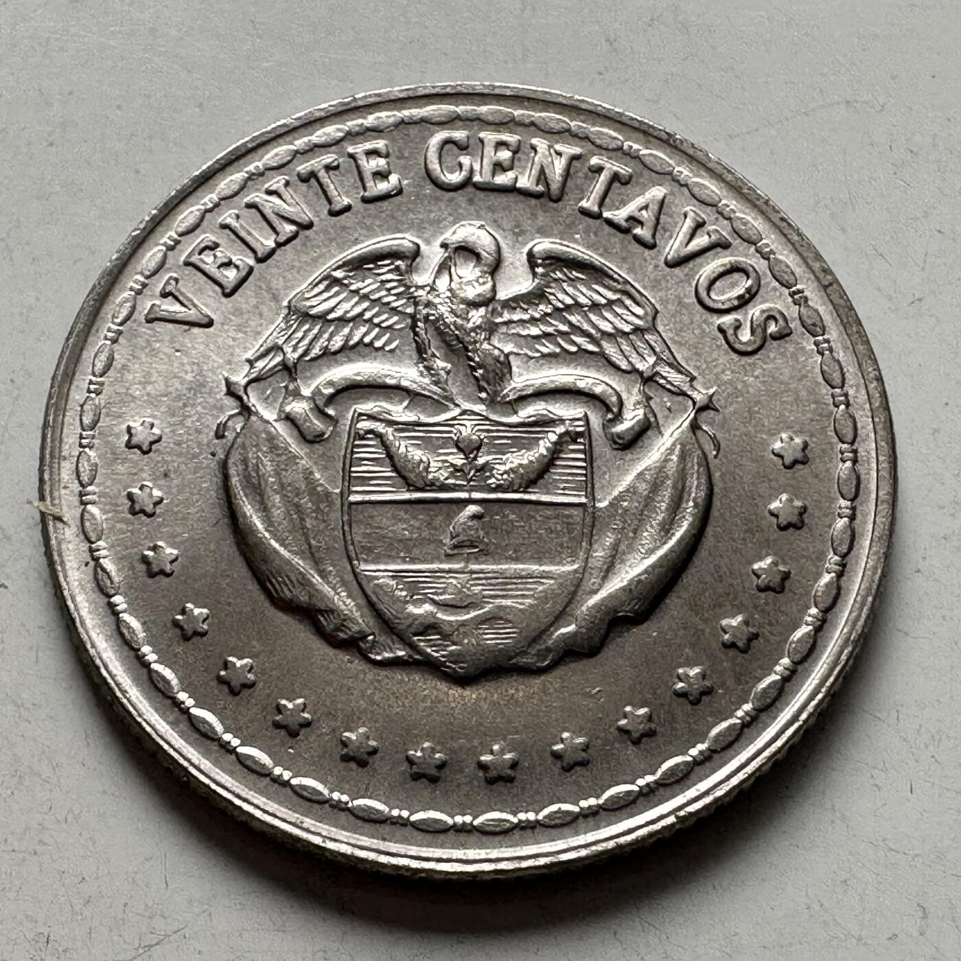 🌹外币初藏🌹🐯2026年第4场  每周二四六晚8️⃣点 接代拍 哥伦比亚1964年20分 大字年份