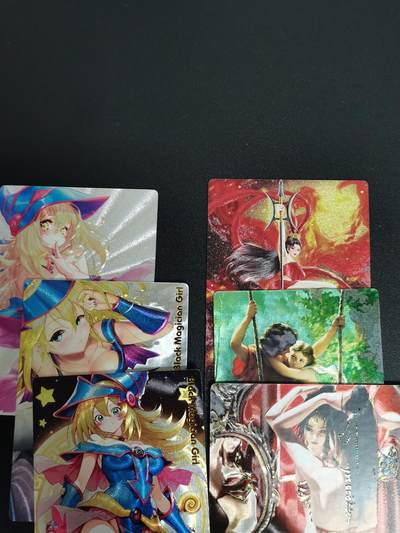 NO.20.5 好又多妹卡大赏，祝你新年旺桃花~只能从此链接进的专场！新店点关注不迷路~每周一站式配齐，方便凑单！（周5晚9点截拍，卖家送拍免费！） - 奇点 黑魔女+吕玲绮+春光+眠 粗闪6张