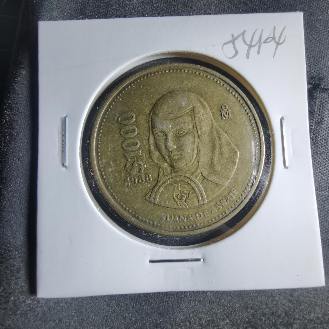 沼泽如烟--第954场 墨西哥1988年1000比索