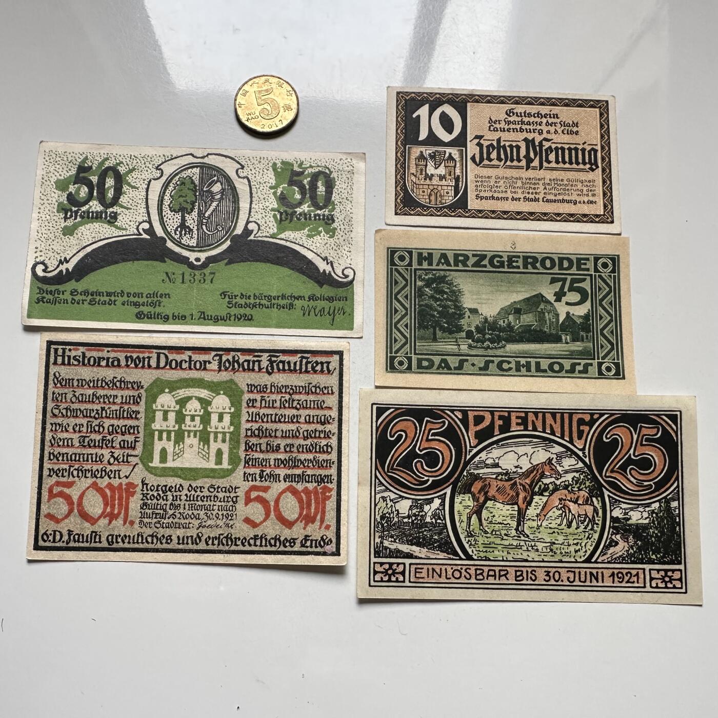 🌹外币初藏🌹🐯2026年第4场  每周二四六晚8️⃣点 接代拍 德国一战时期紧急币—15