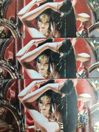 NO.20.5 好又多妹卡大赏，祝你新年旺桃花~只能从此链接进的专场！新店点关注不迷路~每周一站式配齐，方便凑单！（周5晚9点截拍，卖家送拍免费！） - 奇点 鬼刀 眠 3张 粗闪