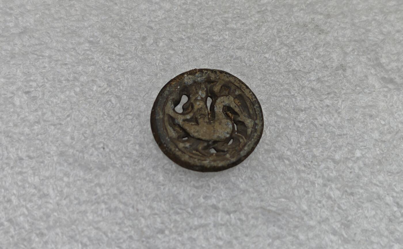 瓶子🏺第224期拍卖会  泰国早期铜质花钱代币  瓷币之前的代币  神鸟图案