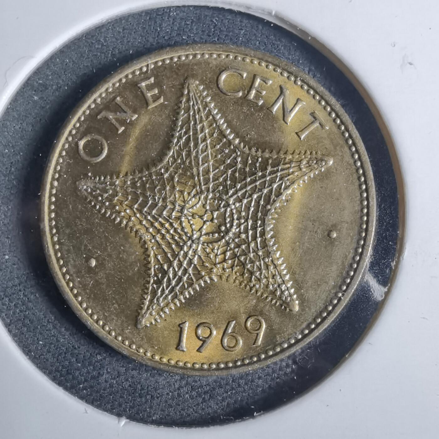 沼泽如烟--第954场 巴哈马1969年一分