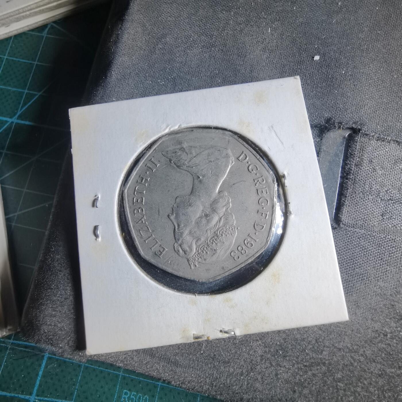 沼泽如烟--第954场 英国1983年50便士