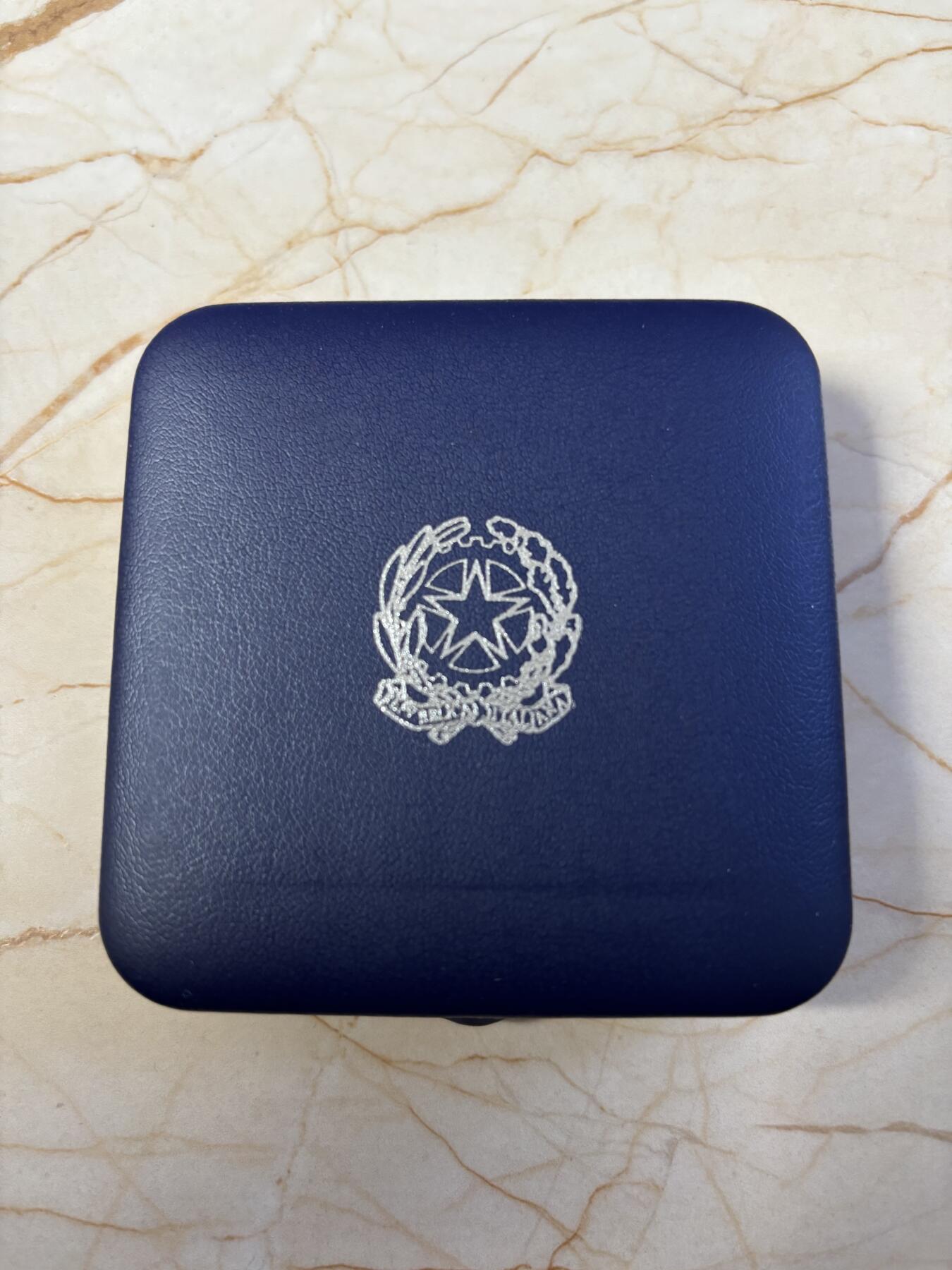 第187期拍卖 意大利2023年空军成立100年5欧彩色纪念银币，925银，18克，发行5000枚