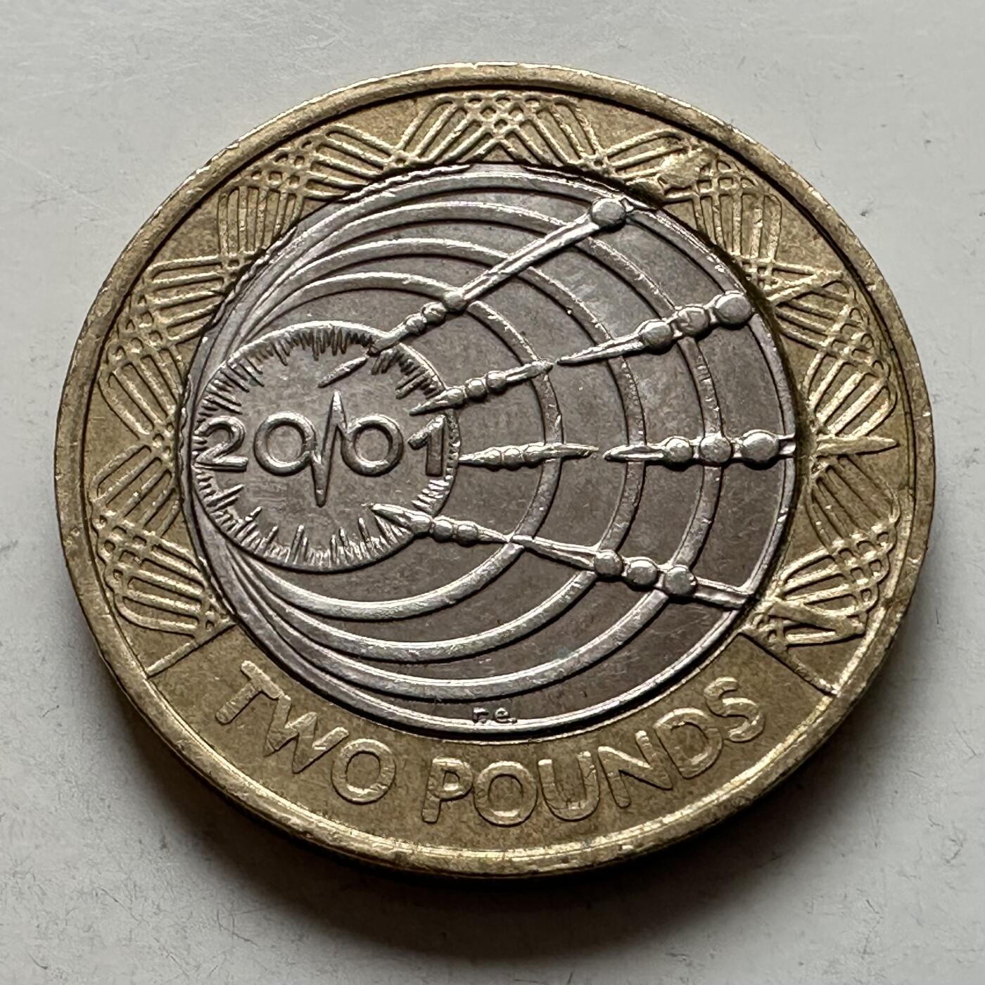 🌹外币初藏🌹🐯2026年第4场  每周二四六晚8️⃣点 接代拍 英国2001年2英镑纪念币