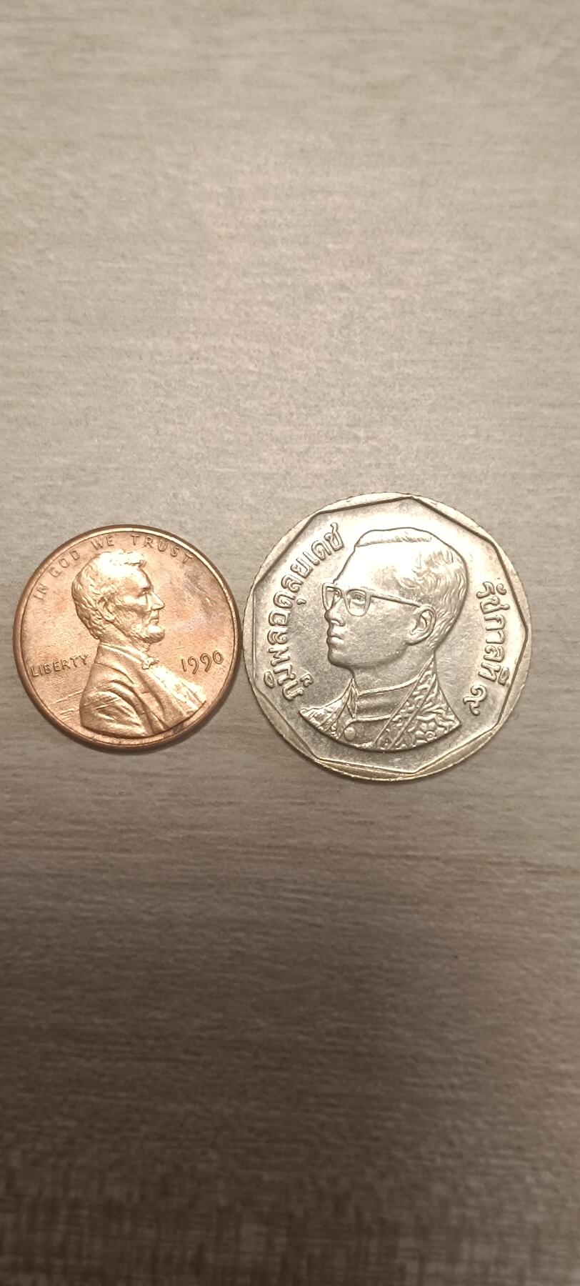 万国钱币阁第二场 1美分➕5泰铢