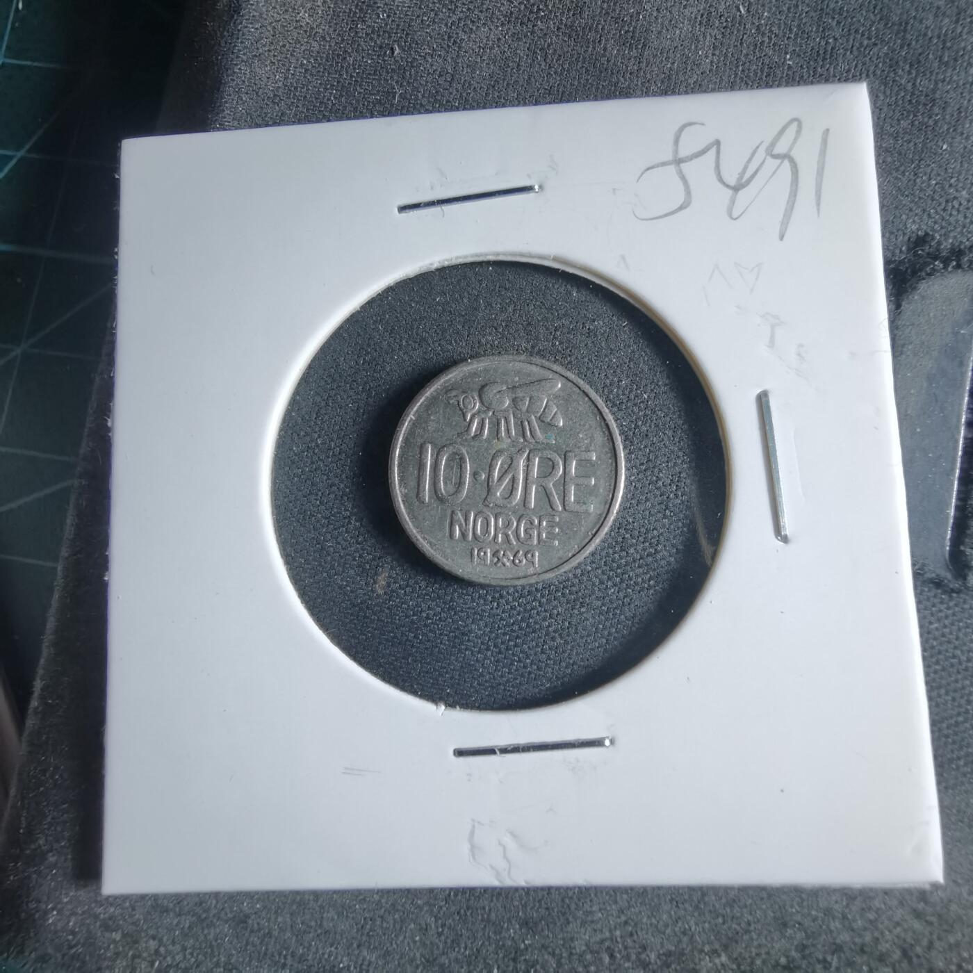 沼泽如烟--第954场 挪威1969年10欧尔