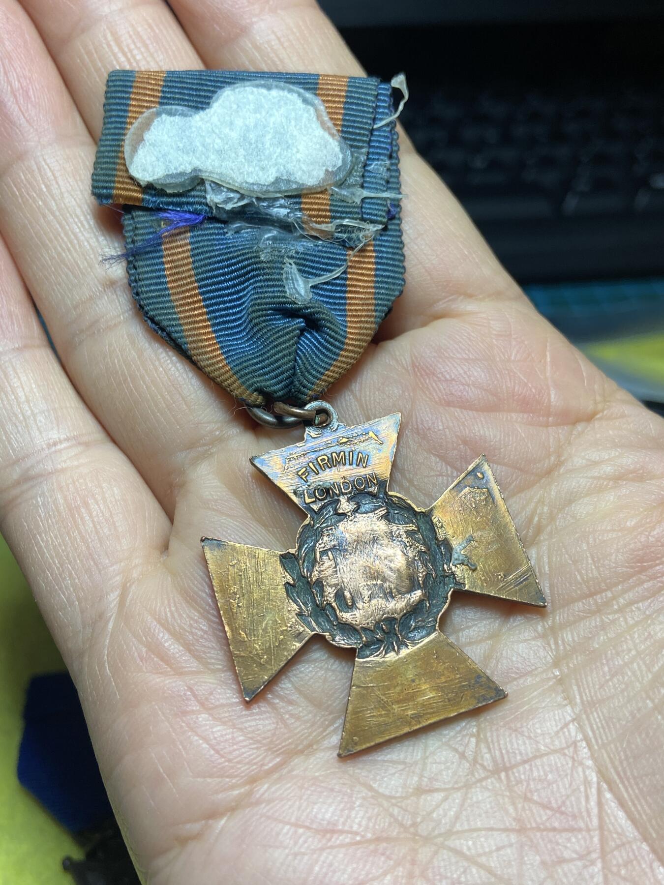 2026年第五场(总第一百七十四场）外国好品散币场(免佣金) 英国🇬🇧宗教章直径32mm，重10g(伦敦老牌徽章公司Firmin制作，为了基督热忱宗教章牌，19世纪末至20世纪初)