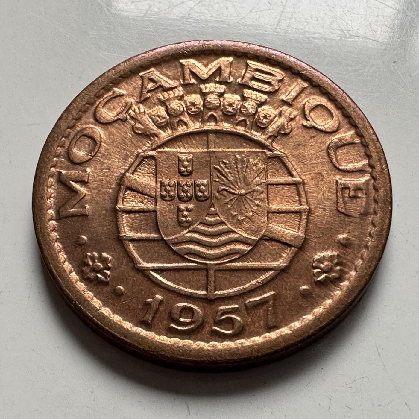 🌹外币初藏🌹🐯2026年第4场  每周二四六晚8️⃣点 接代拍 葡属莫桑比克1957年50分