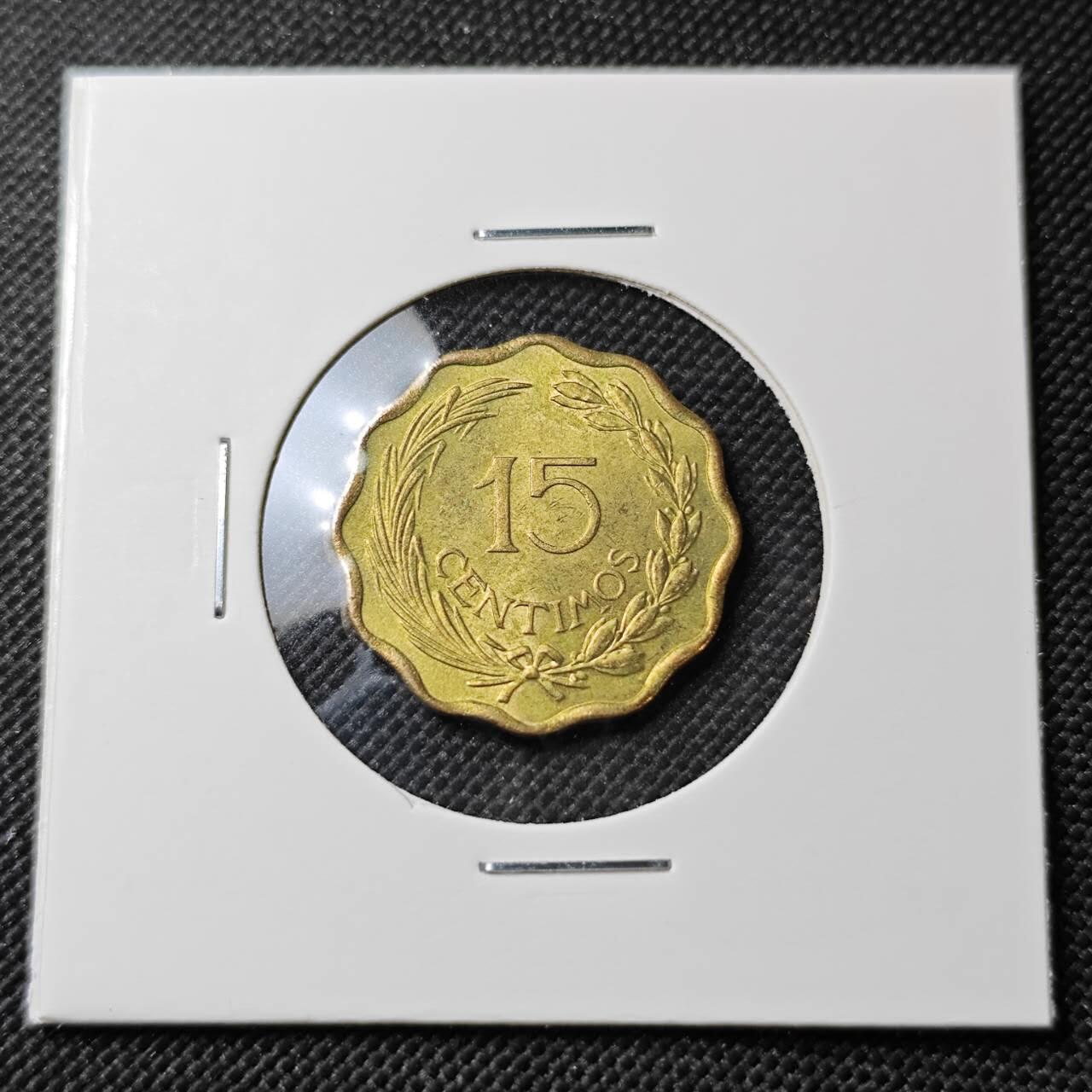 KK钱币收藏小铺  第387期  2月预留时间 周末发货   1953巴拉圭15分铜币