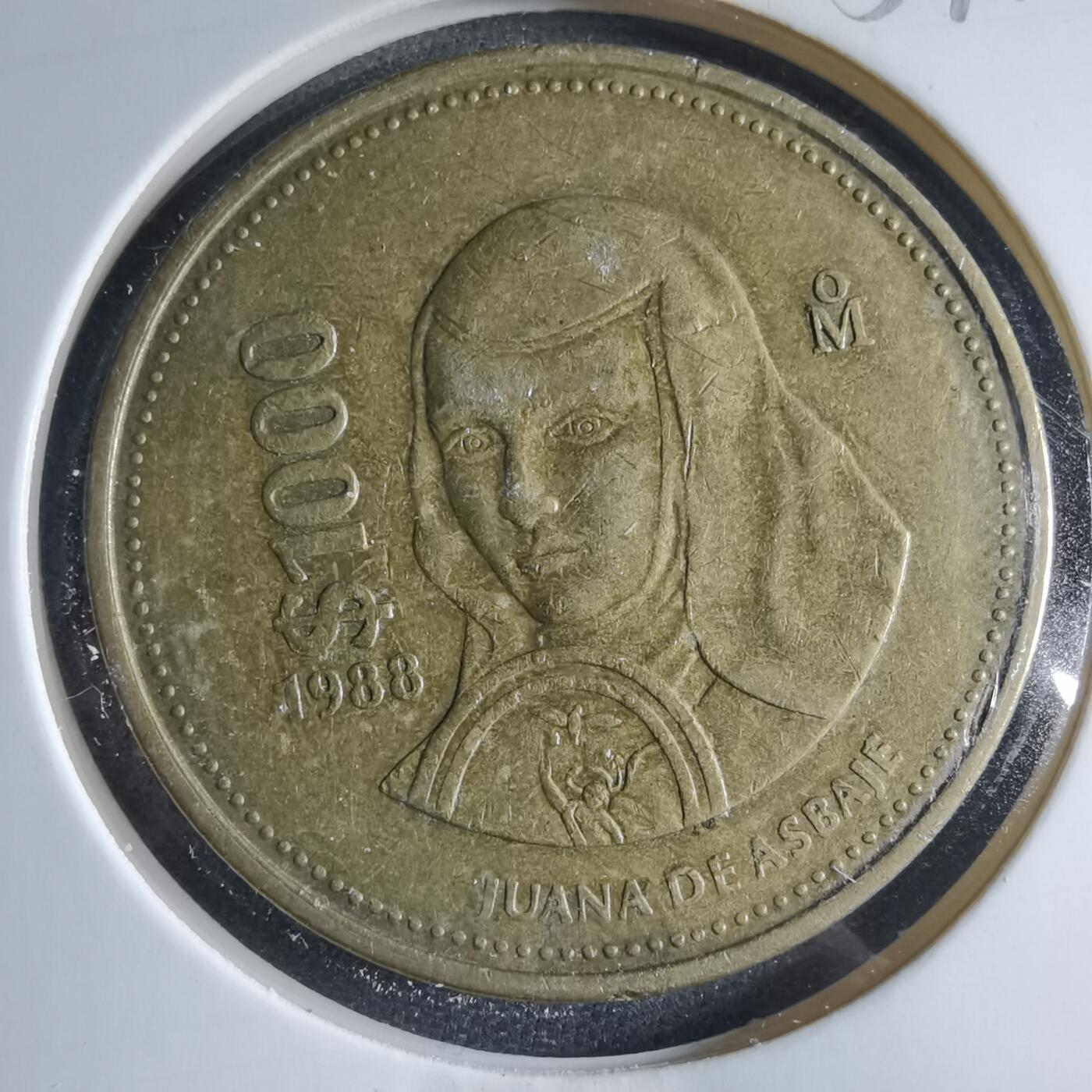 沼泽如烟--第954场 墨西哥1988年1000比索