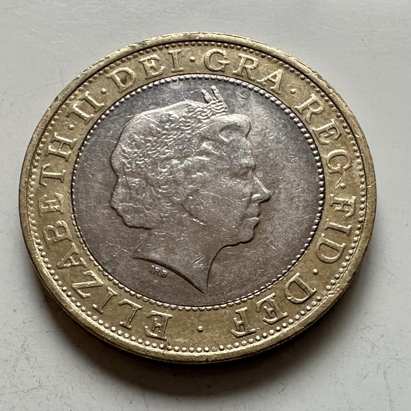 🌹外币初藏🌹🐯2026年第4场  每周二四六晚8️⃣点 接代拍 英国2001年2英镑纪念币