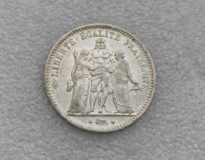 瓶子🏺第224期拍卖会 -  1849年法国大力神5法郎银币