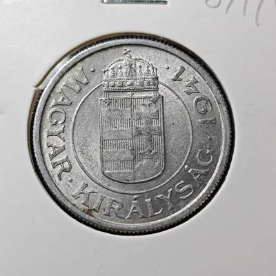 KK钱币收藏小铺  第387期  2月预留时间 周末发货 -  1941匈牙利2福林