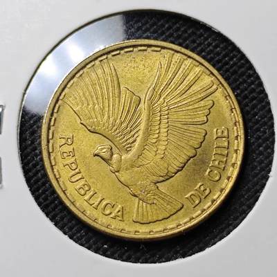 KK钱币收藏小铺  第387期  2月预留时间 周末发货 -  1970智利5分铜币